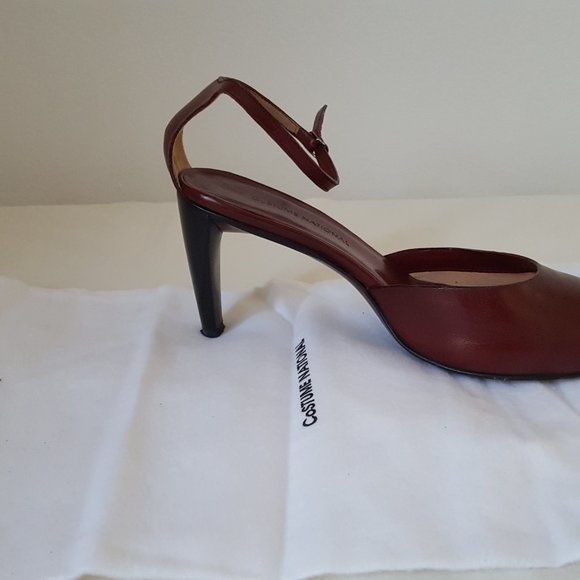 Costume National Red Sandals; Size 7 - Picture 2 of 5